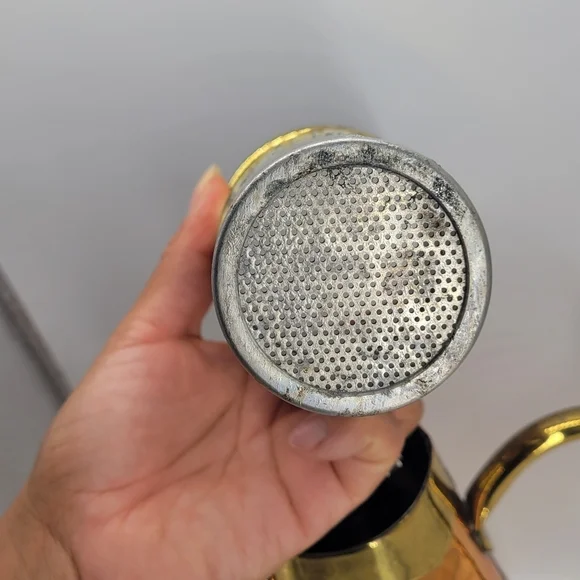 VABELUX Copper Tea or Coffee Pot Maker 3 Piece Kettle Removable Filter #1330 - Picture 4 of 11